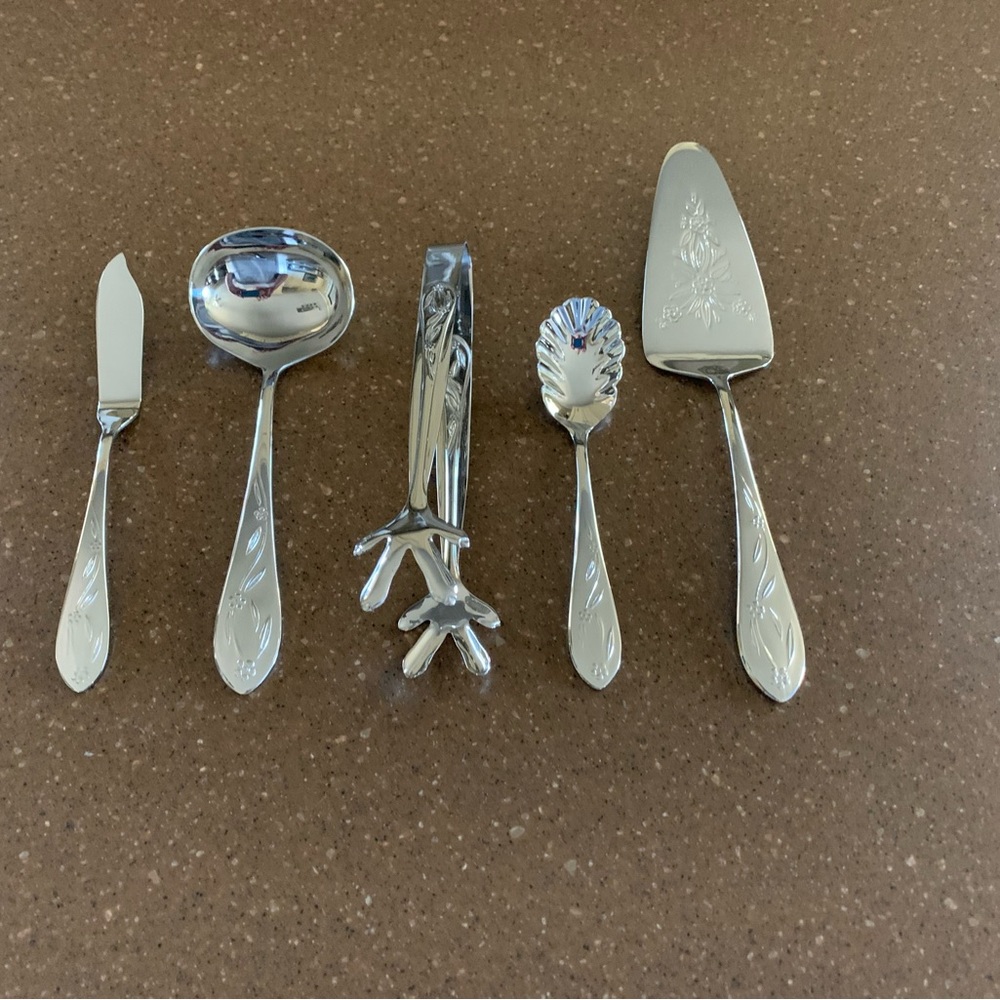 Temptations Old World Floral Serving Set